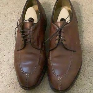 ❤️USED men’s brown Johnson & Murphy dress shoes 10